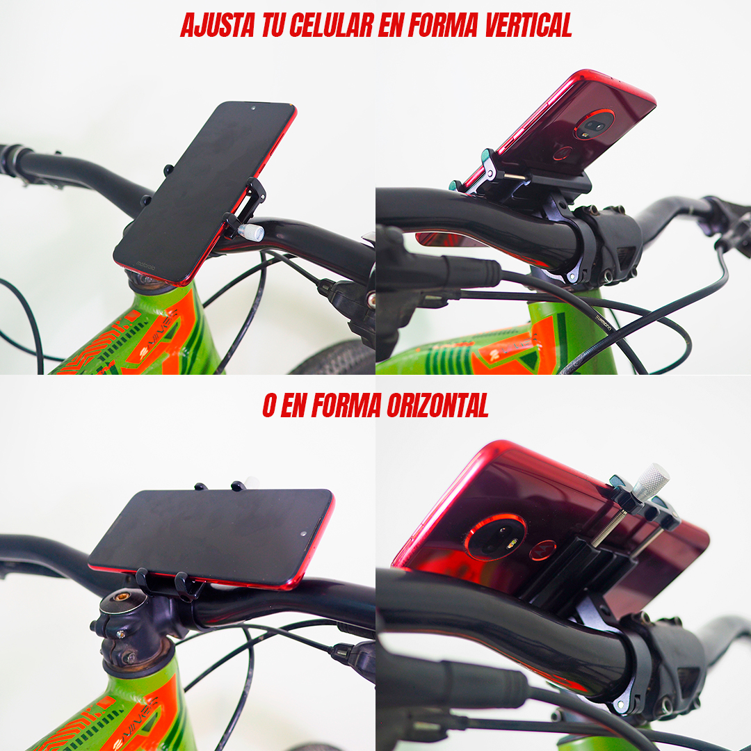 Soporte Celular Bicicleta Ajustable Manubrio Porta Celular
