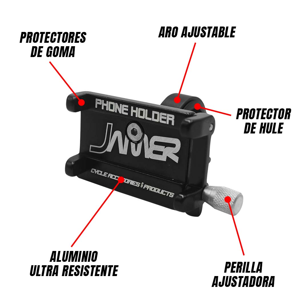 Soporte Celular Bicicleta Ajustable Manubrio Porta Celular