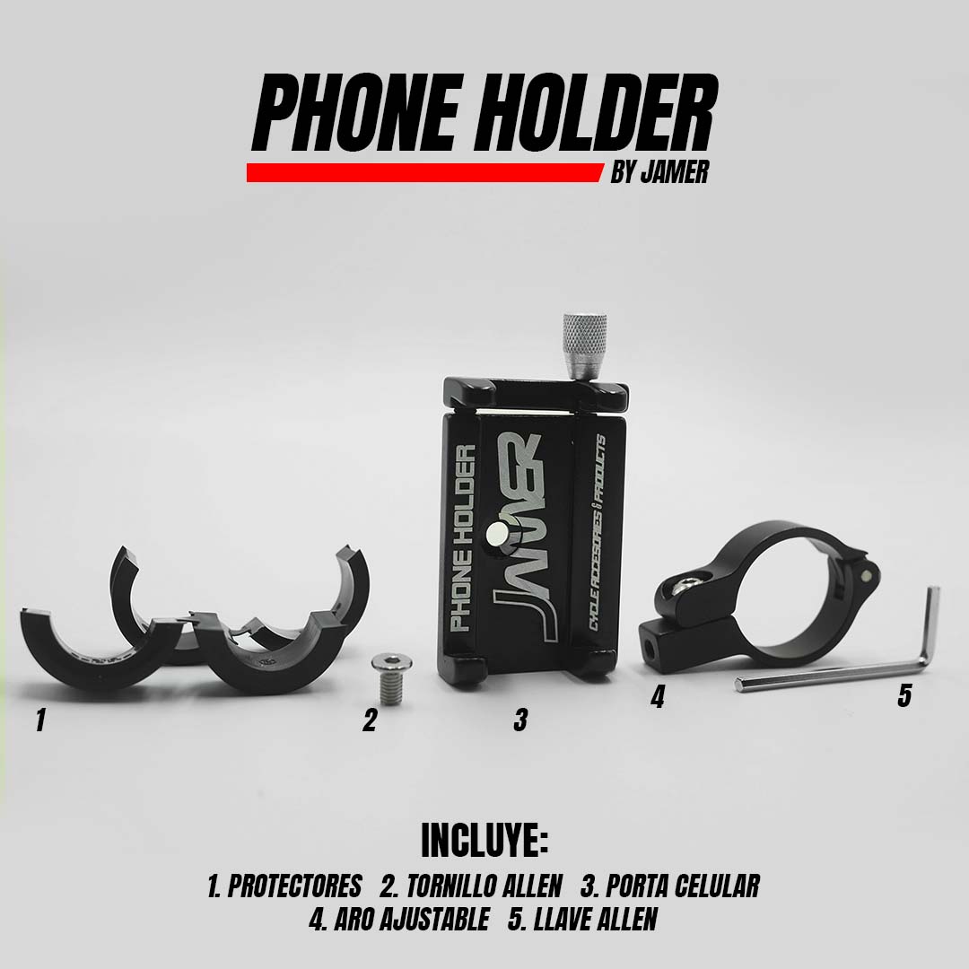 Soporte Celular Bicicleta Ajustable Manubrio Porta Celular