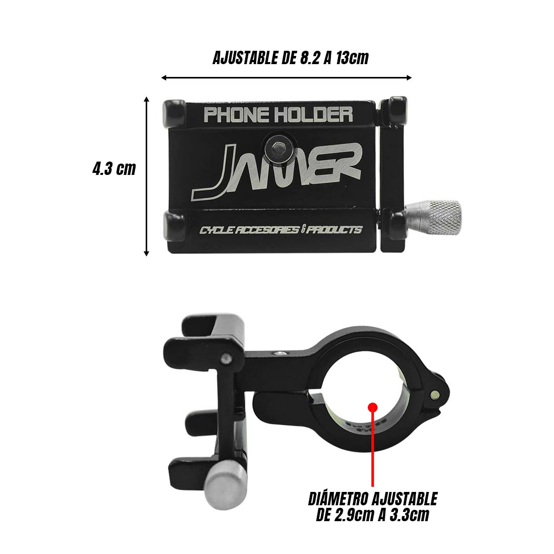 Soporte Celular Bicicleta Ajustable Manubrio Porta Celular
