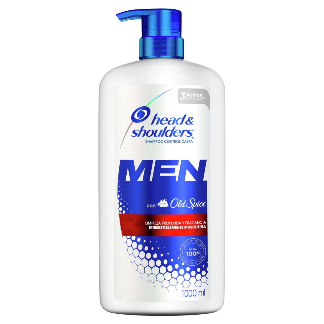 Head & Shoulders Men Con Old Spice Shampoo Control Caspa 1000 ml