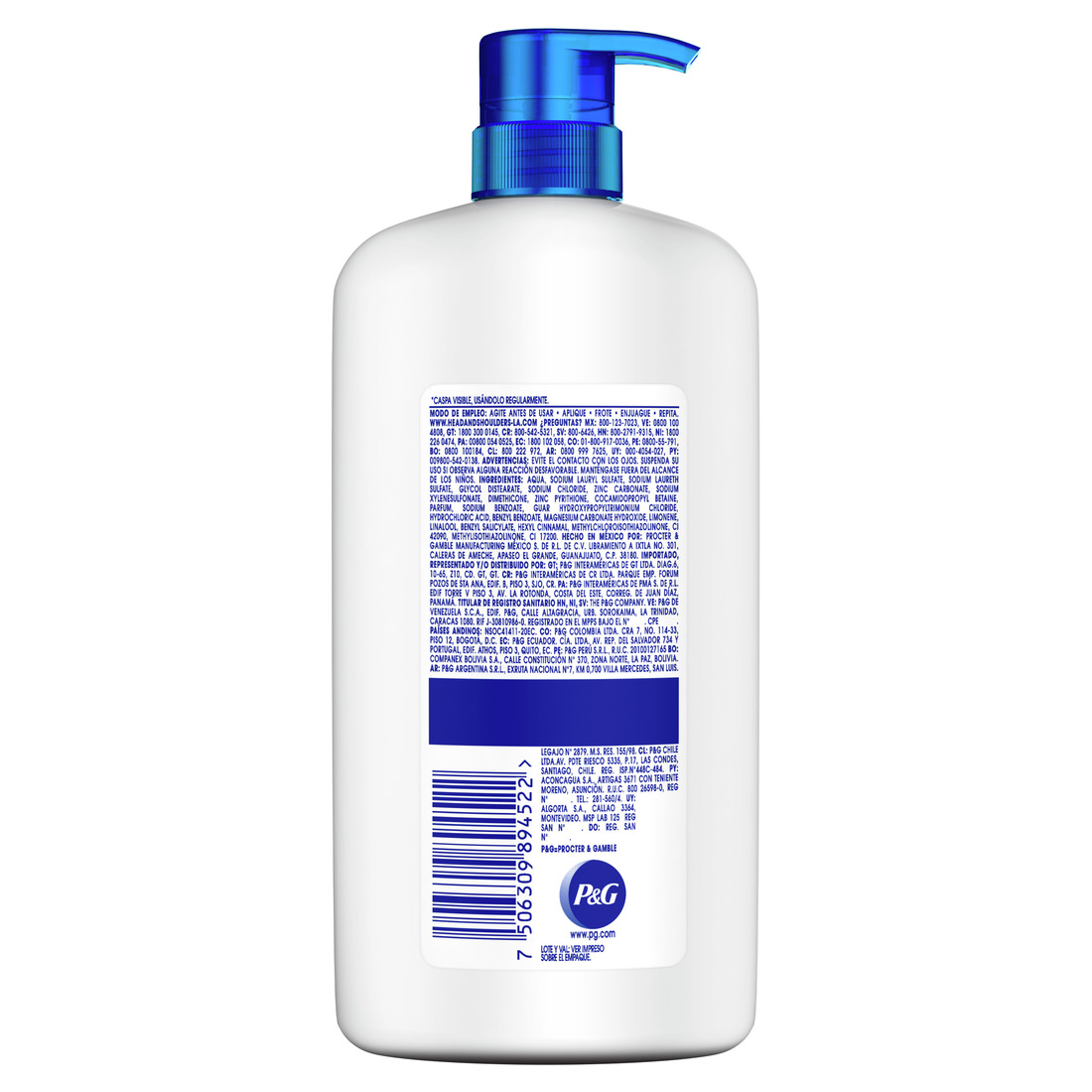 Head & Shoulders Men Con Old Spice Shampoo Control Caspa 1000 ml