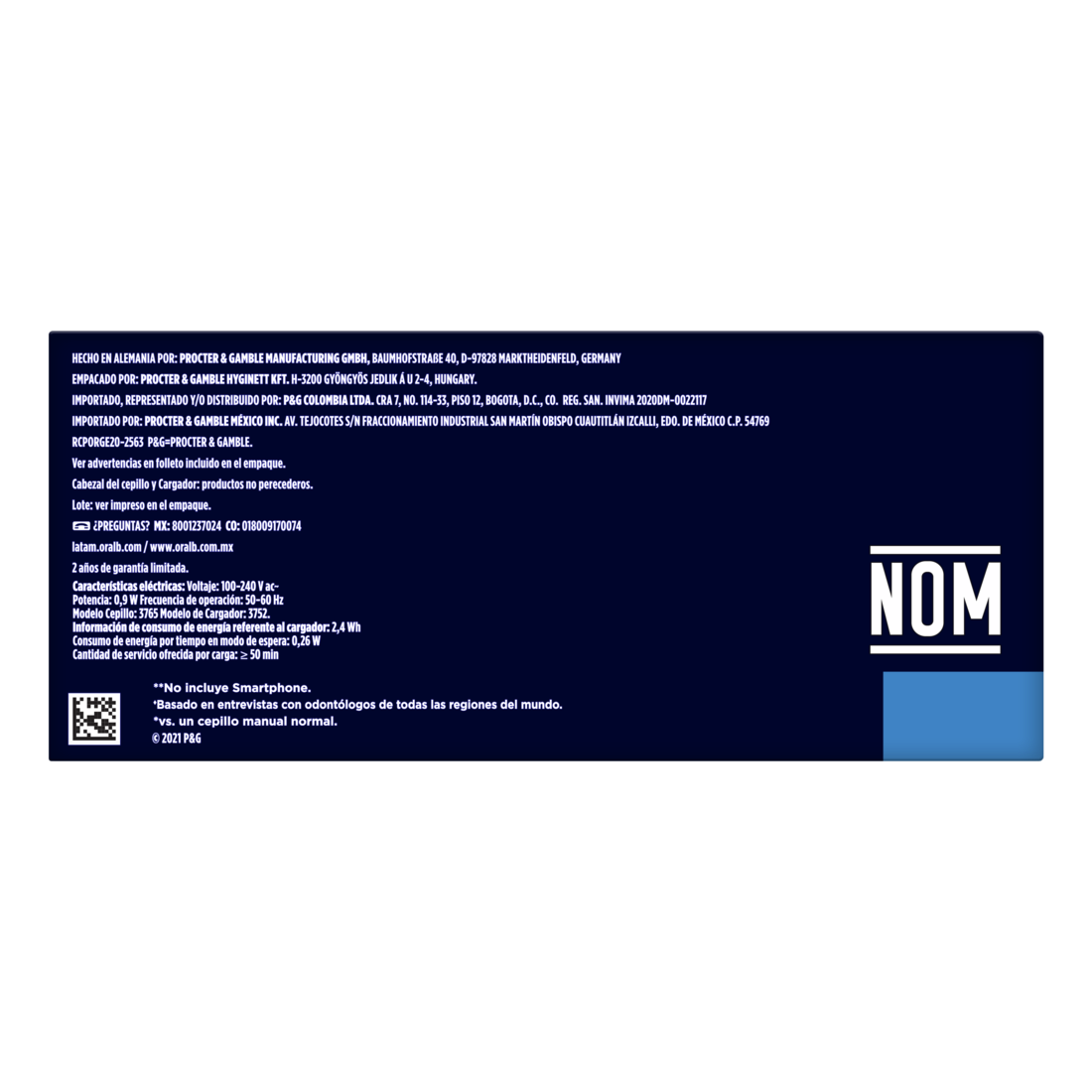 Kit, de Oral-B Cepillo Eléctrico Recargable Pro2000, 1 pz + Repuesto Sensi Ultrafino Y Cross Action 2 pz