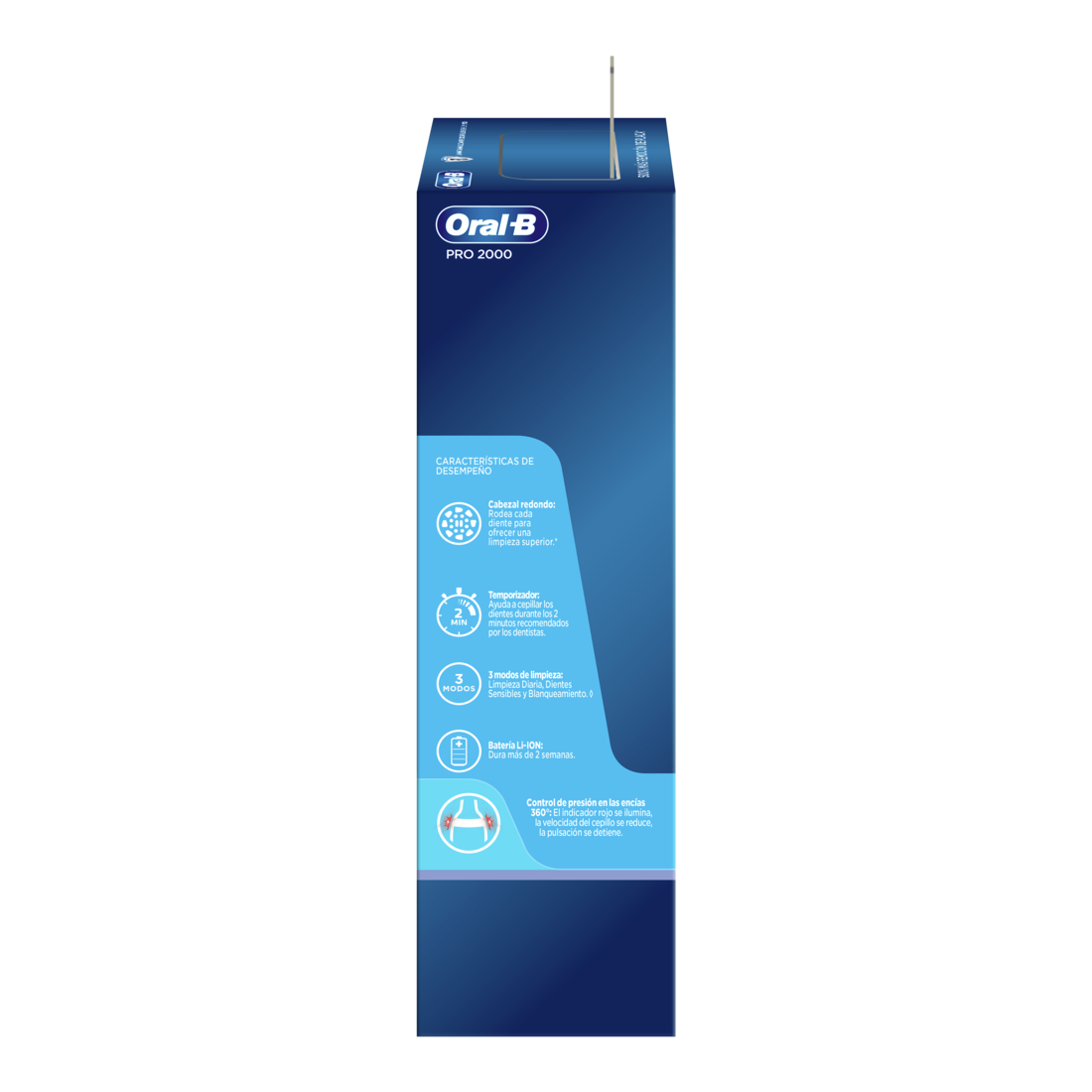 Kit, de Oral-B Cepillo Eléctrico Recargable Pro2000, 1 pz + Repuesto Sensi Ultrafino Y Cross Action 2 pz
