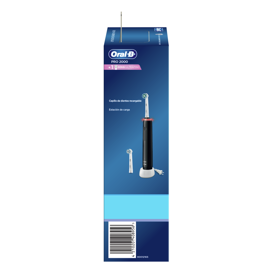 Kit, de Oral-B Cepillo Eléctrico Recargable Pro2000, 1 pz + Repuesto Sensi Ultrafino Y Cross Action 2 pz