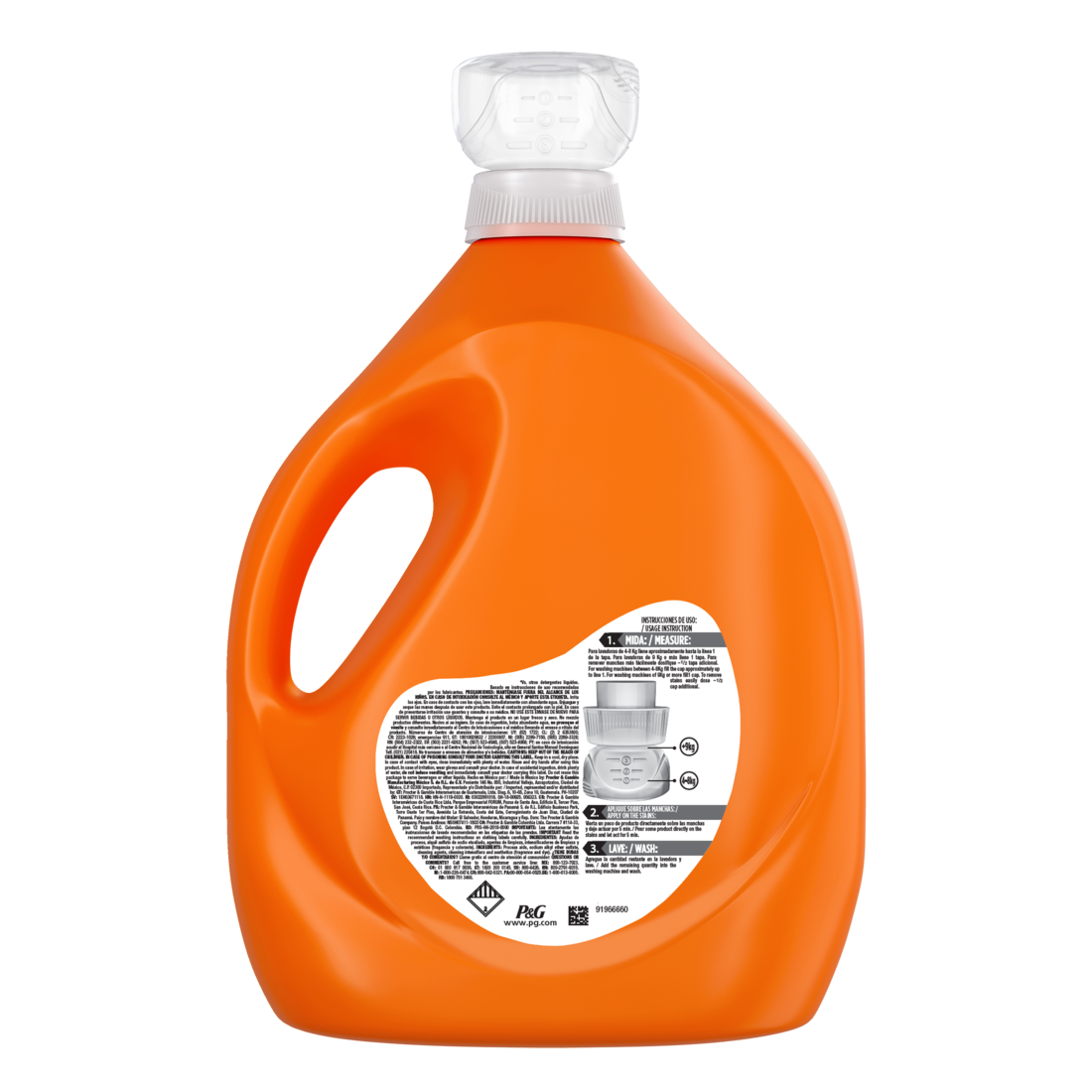 Ace Limpieza Completa 1 Para Todo Detergente Líquido Concentrado Para Lavar Ropa Blanca Y De Color 5 l