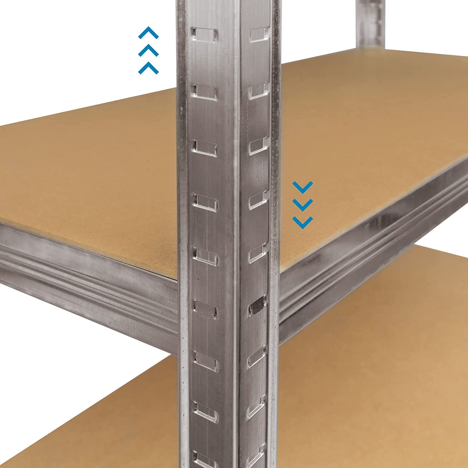 Anaquel Metálico 5 Niveles 90 X 40 X 180 Cm Estantes de Almacenamiento Uso Rudo.