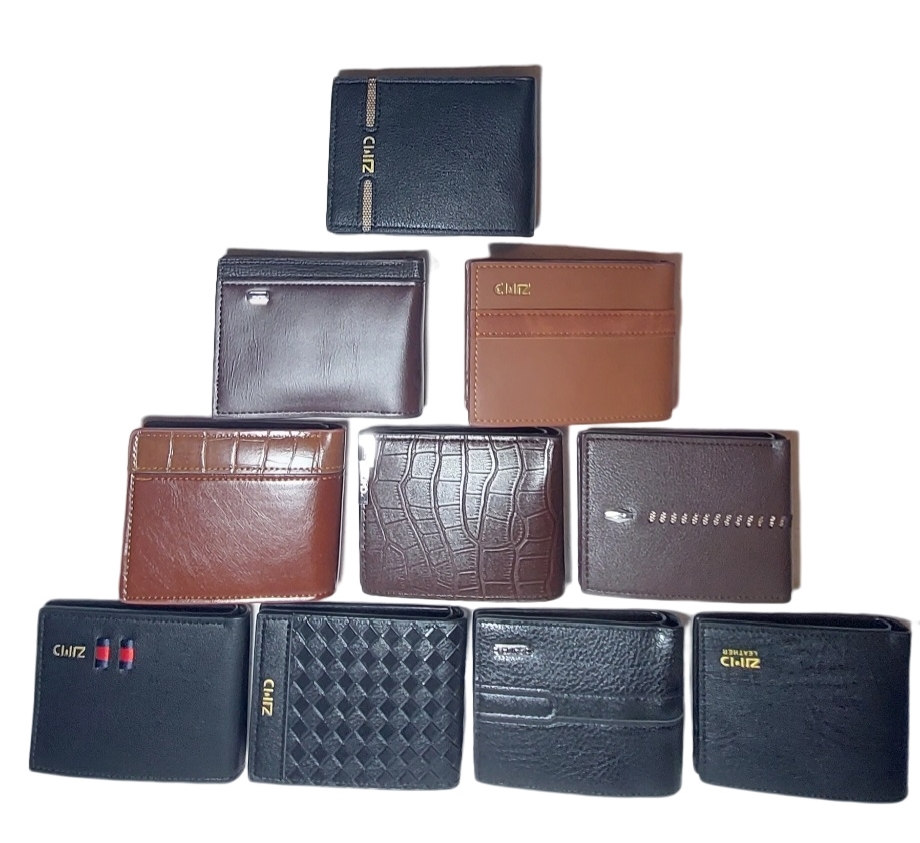 Billetera Cartera para caballero MAYOREO 10 piezas