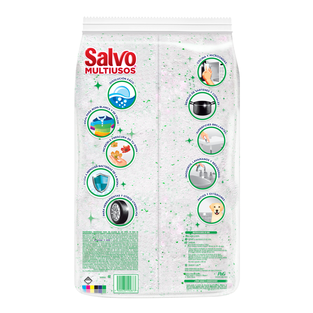 Salvo Multiusos Limón Triple Poder Detergente En Polvo 4,5kg