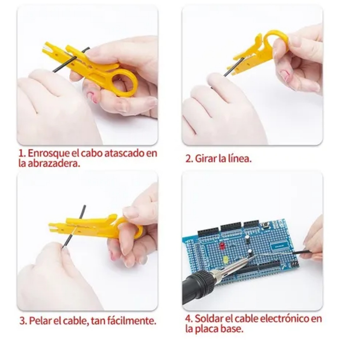 Kit De Soldador Eléctrico C/herramientas, Puntas, Multímetro