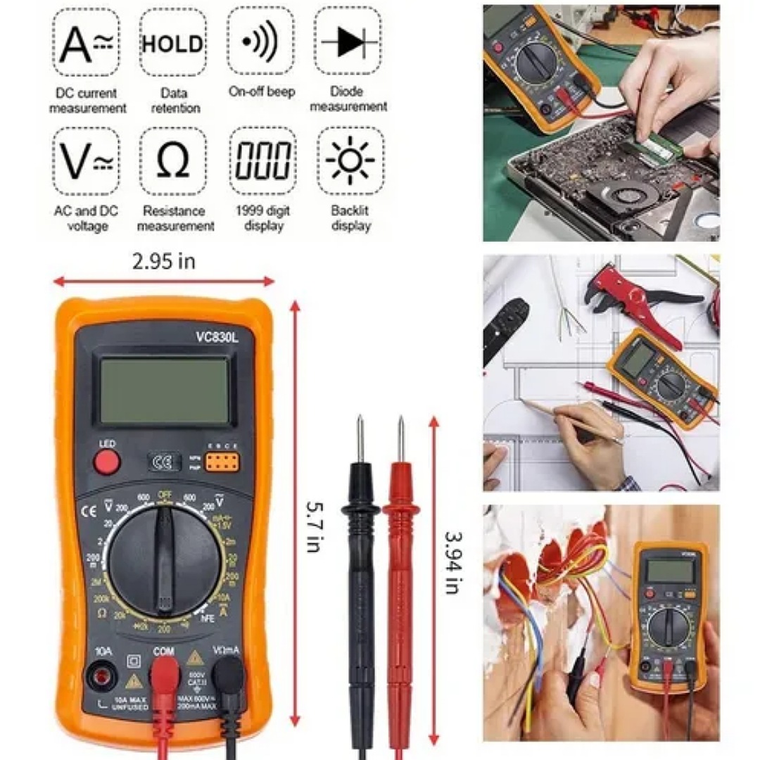 Kit De Soldador Eléctrico C/herramientas, Puntas, Multímetro