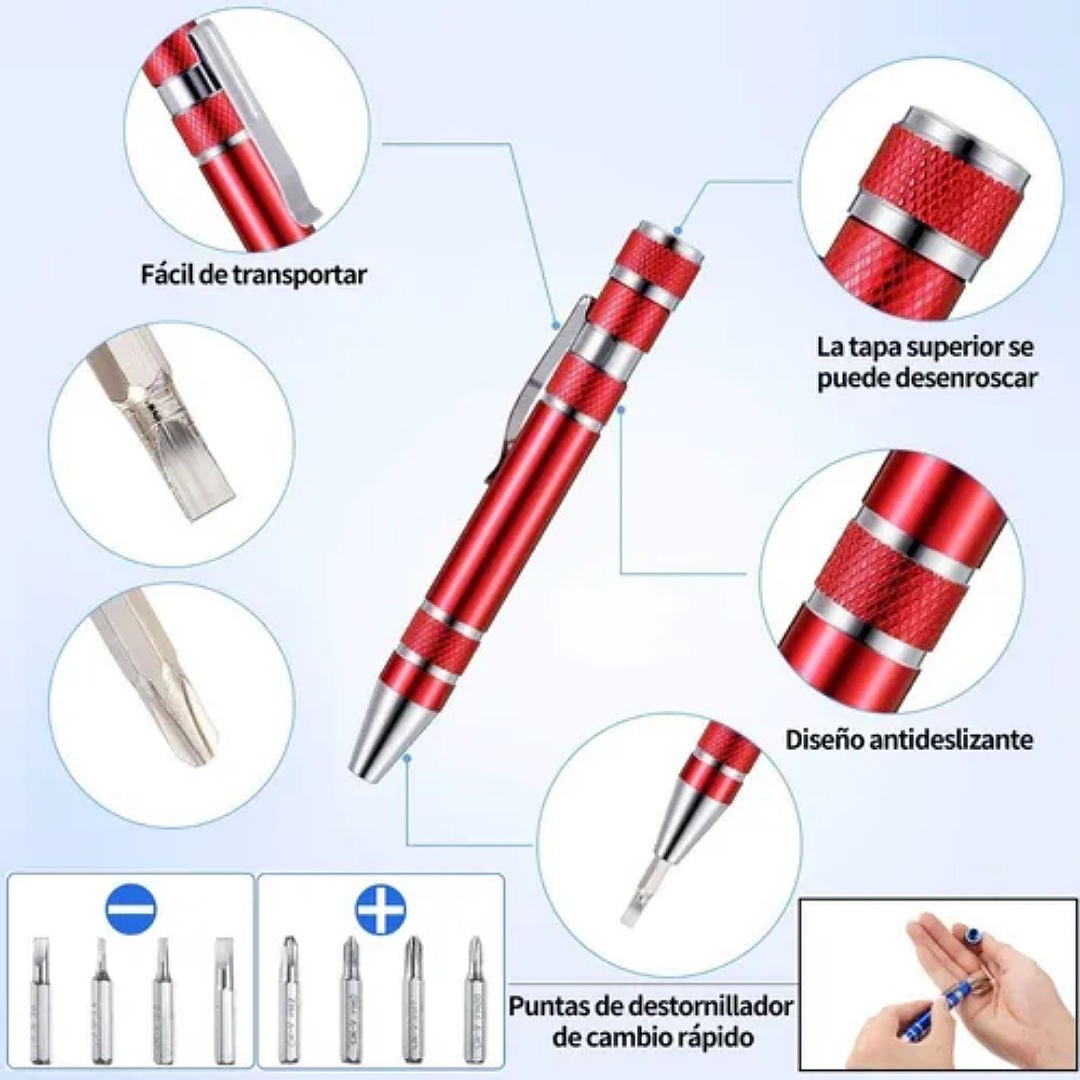 Kit De Soldador Eléctrico C/herramientas, Puntas, Multímetro