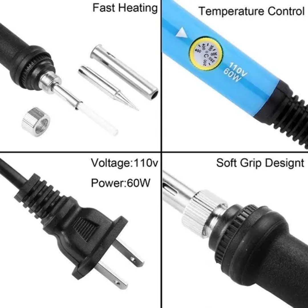 Kit De Soldador Eléctrico C/herramientas, Puntas, Multímetro