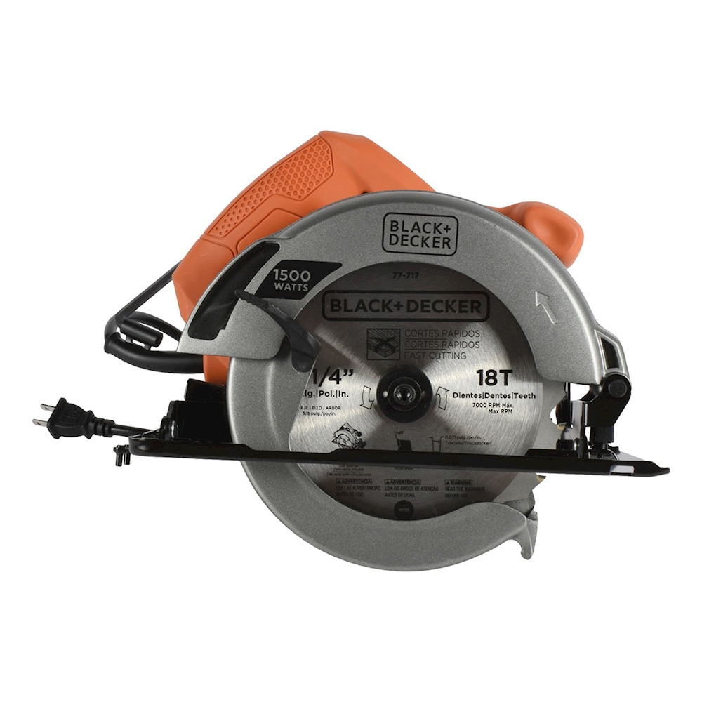 Sierra circular eléctrica Black+Decker Pro CS1024 184mm 1500W