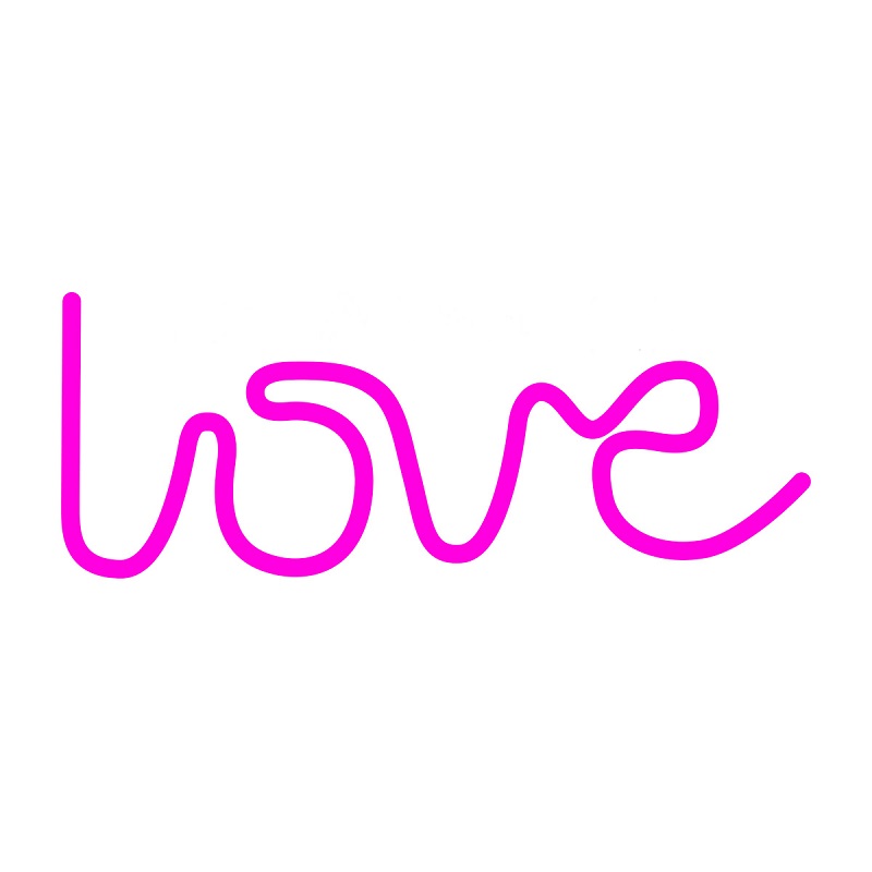 Letrero led neon decoración bar recámara LOVE toda ocasión Artego.
