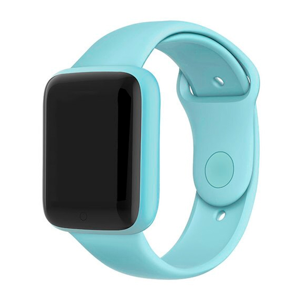 Reloj Inteligente Y68 Smartwatch Bluetooth Azul Cielo