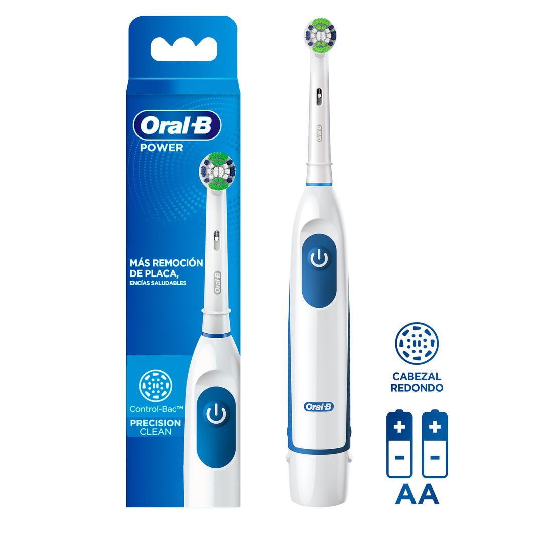 Kit De Oral-B Power Precision Clean 1 Cepillo Eléctrico + 2 Pilas Aa
