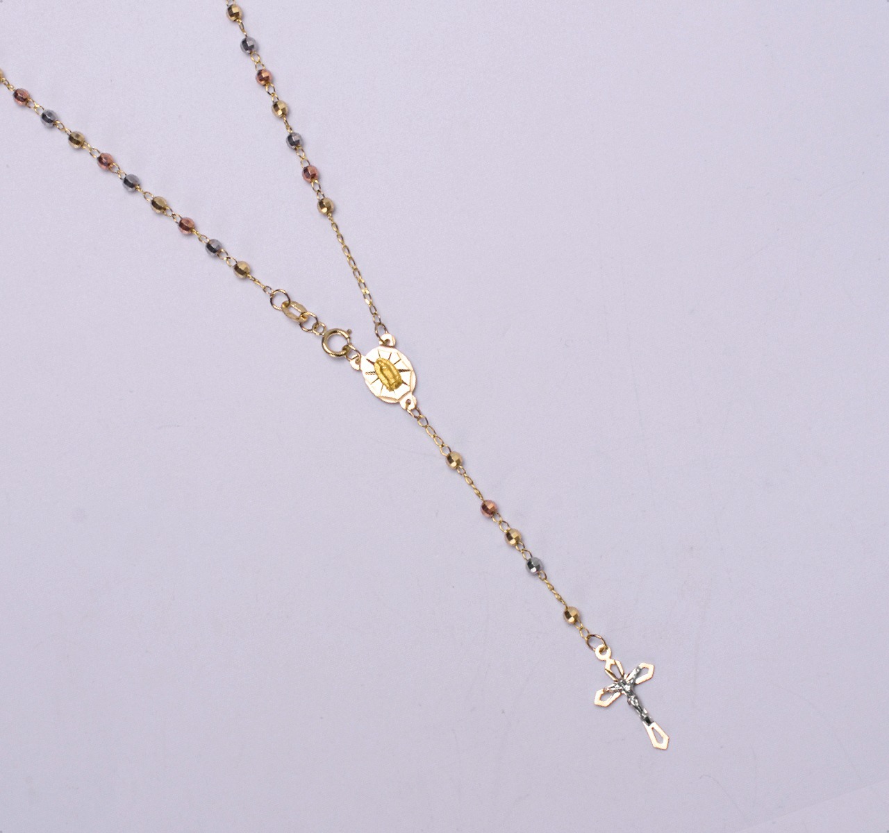 Hermoso Rosario Florentino Oro 10k De 5.3grs, Msi