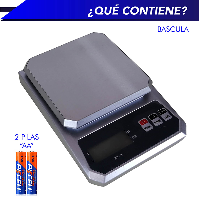 Báscula de cocina digital multi escala CHIC-FANTASY Pilas Incluidas