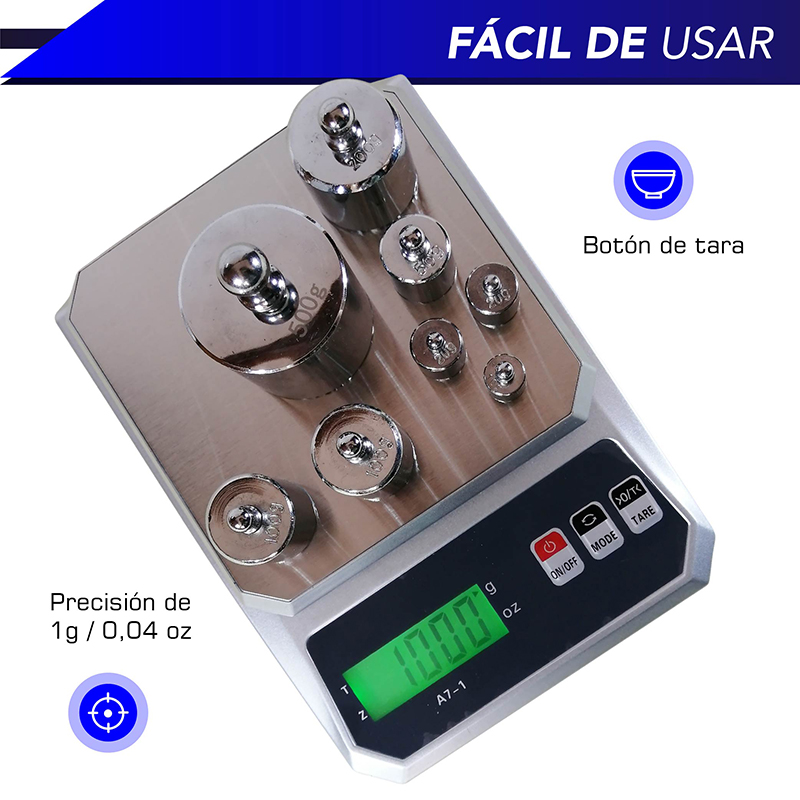 Báscula de cocina digital multi escala CHIC-FANTASY Pilas Incluidas