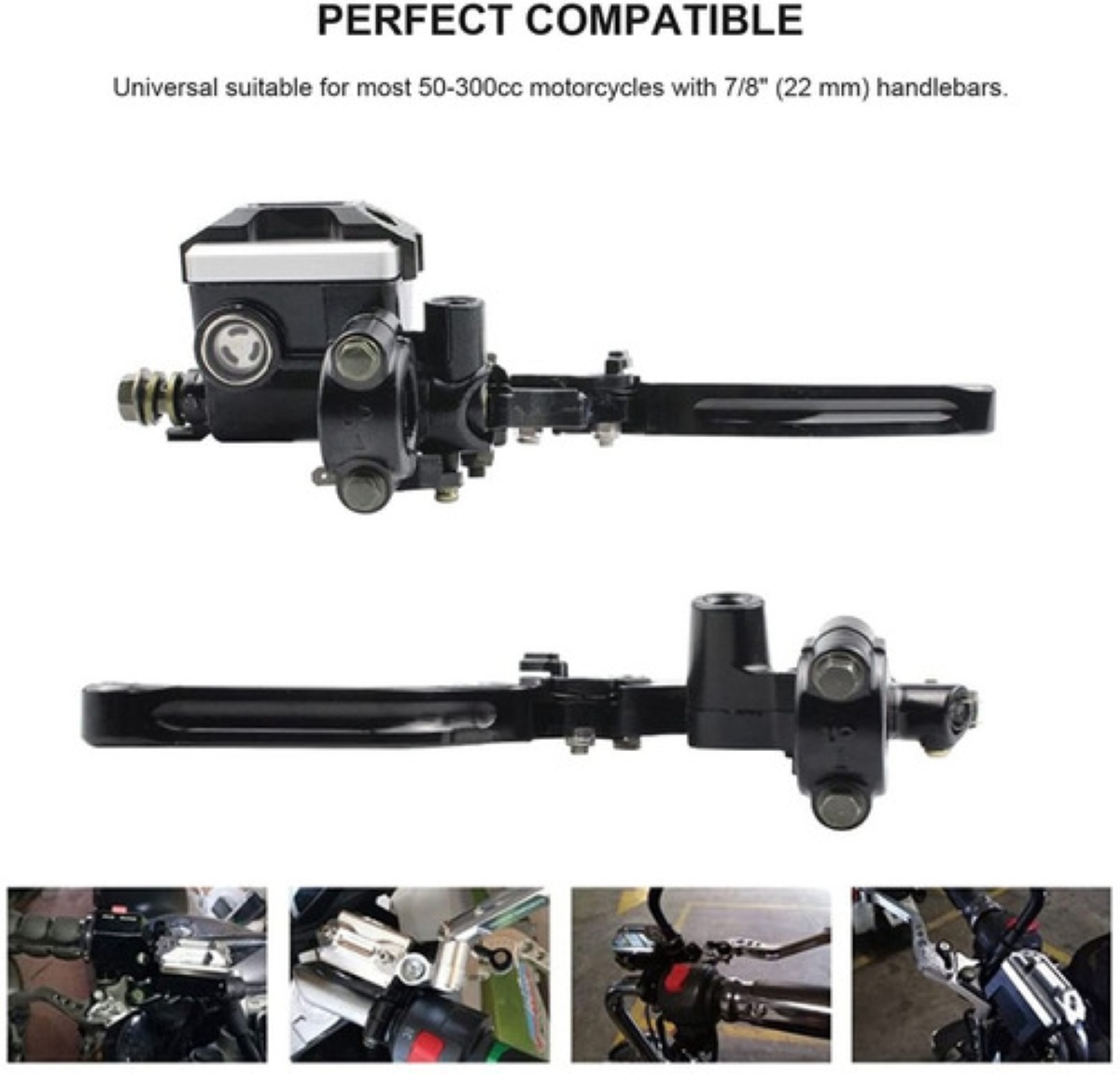 Freno De Mano Para Motocicleta, Negro