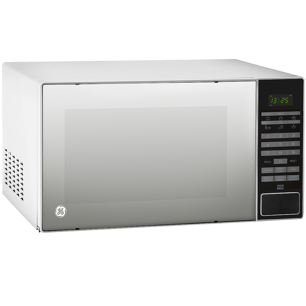 Horno De Microondas 1.1 Pies Cúbicos Ge Jes11w Blanco Puerta Espejo
