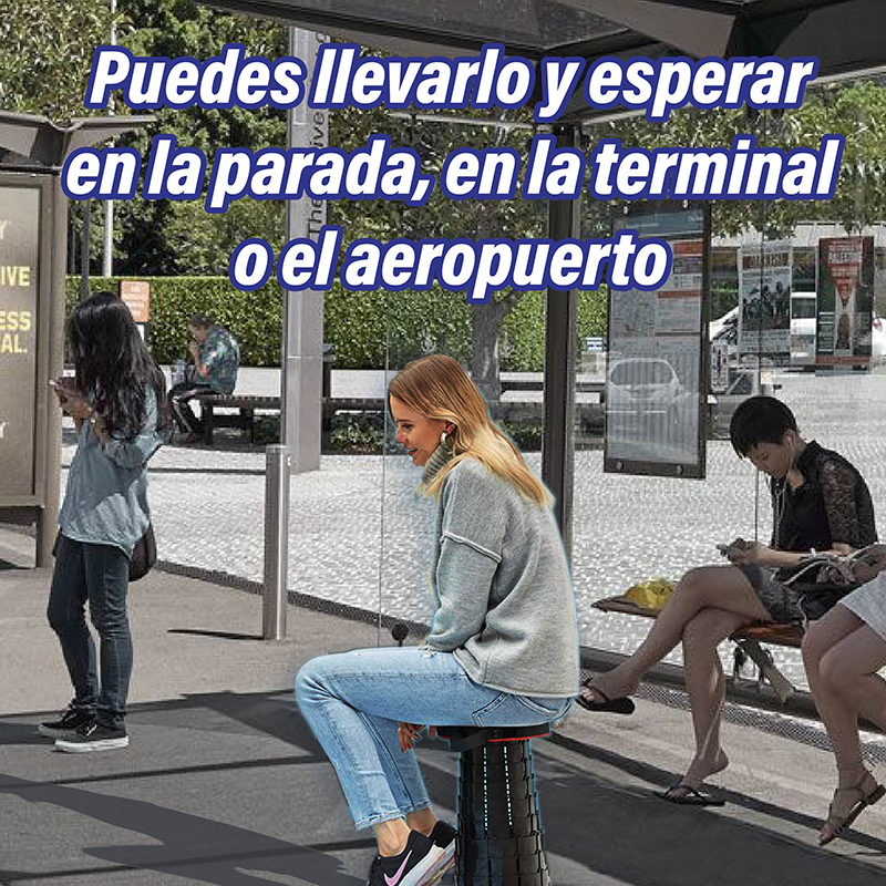 Taburete CHIC-FANTASY Plegable Banco Plegable Silla Plegable portátil retráctil, Banco telescópico Plegables Ligeros