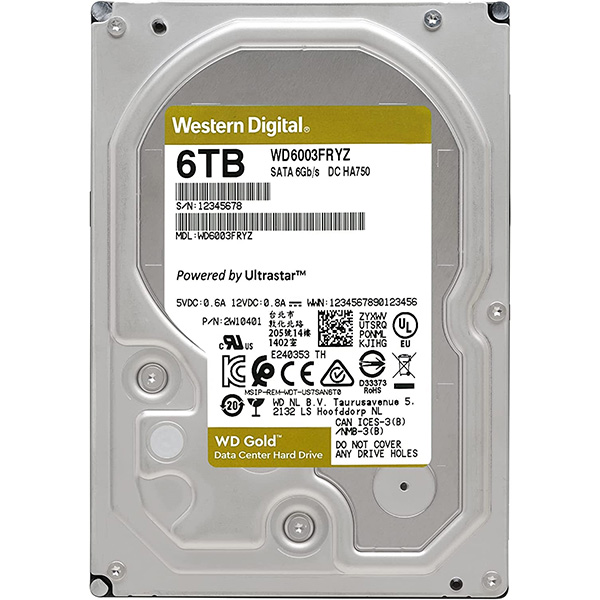 Disco Duro 6TB Western Digital HDD NAS Servidor WD6003FRYZ