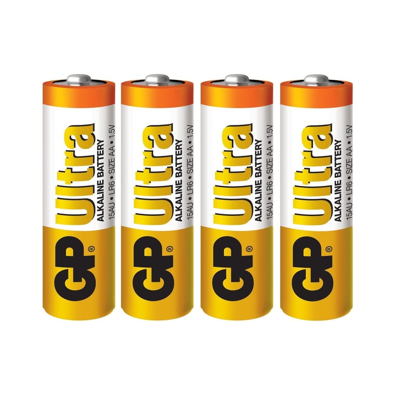 Pilas Alcalinas Aa / Ultra Gp Batteries Lr6 / Pack Con 4 Piezas / GPPCA15AU017