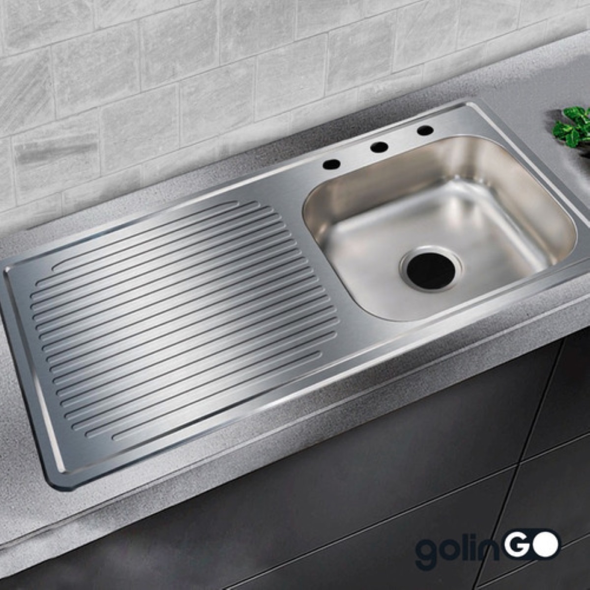 Tarja Cocina Empotrar Acero Inoxidable Lavatrastos