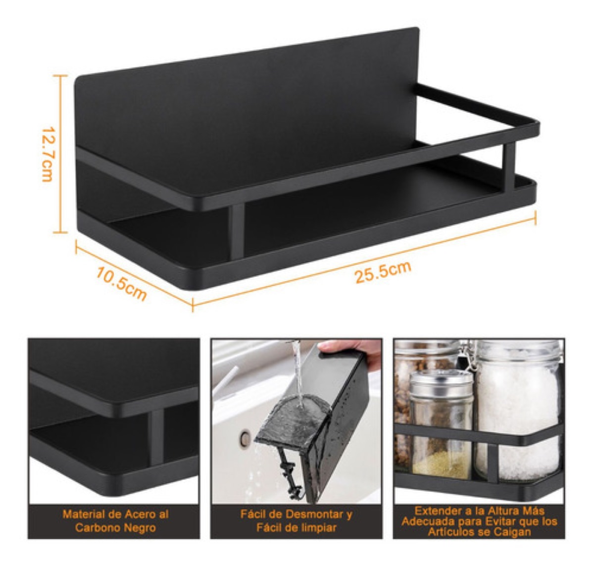 2 Estante Organizador Magnético Para Especias