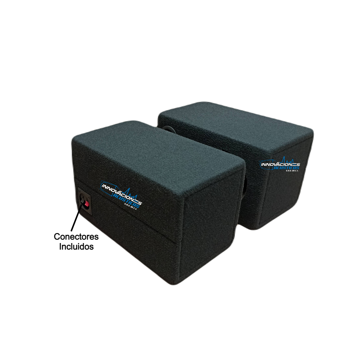 Par De Cajones Para Bocinas De 6.5 Pulgadas