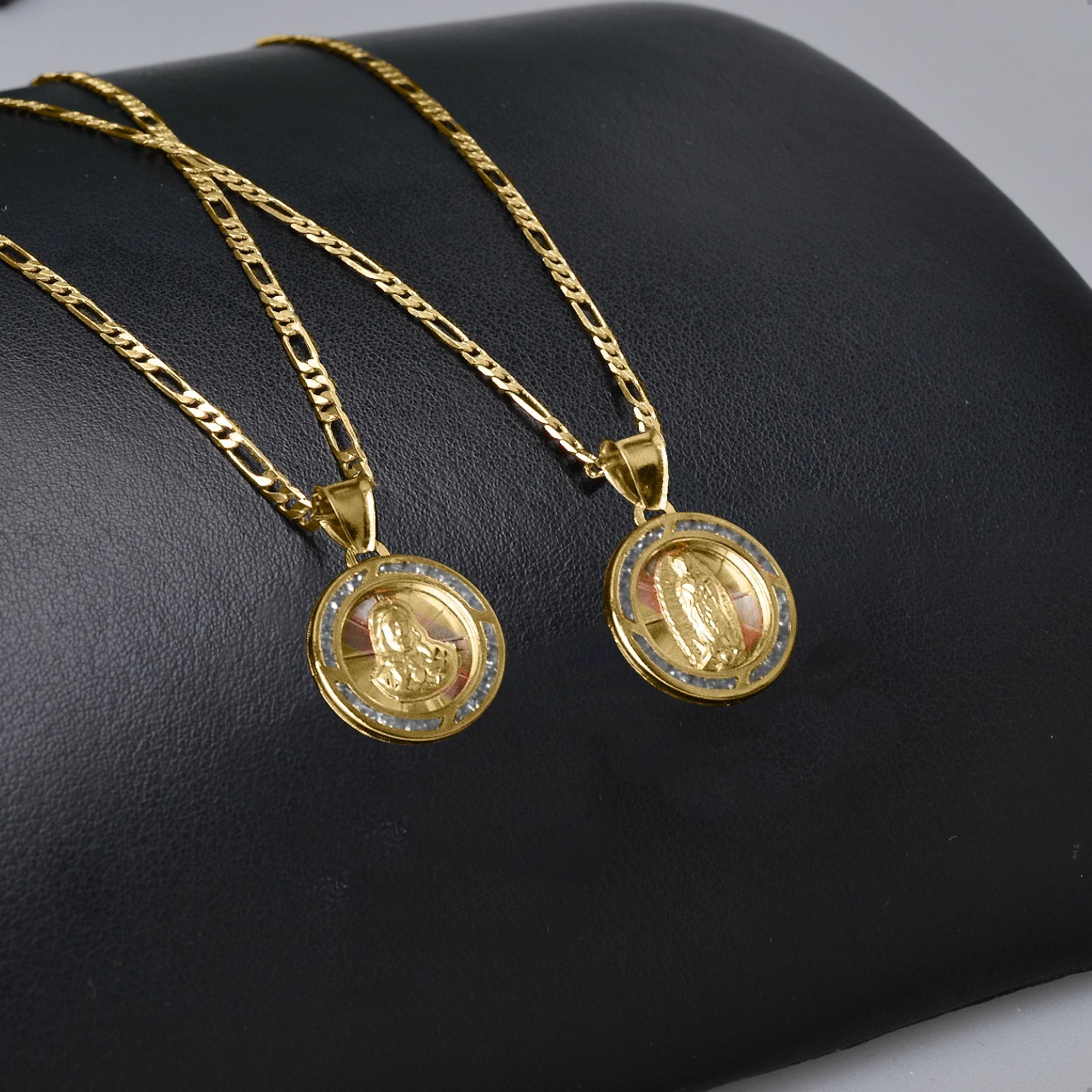 Medallas Nuestra Boda Oro Sólido 10k Amor 