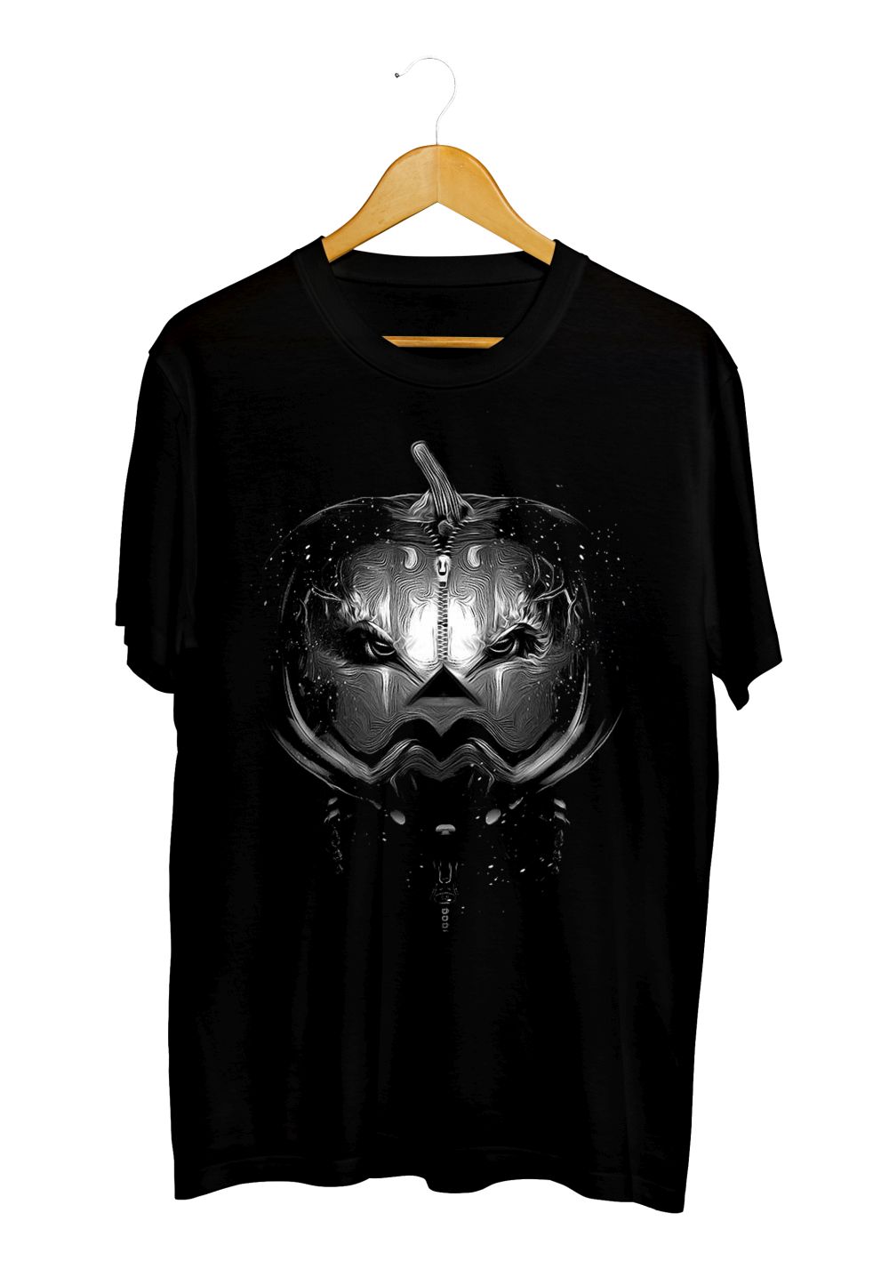Playera Halloween Terror Miedo Horror Calabaza Diseño 02 Hombre Playeras Beloma