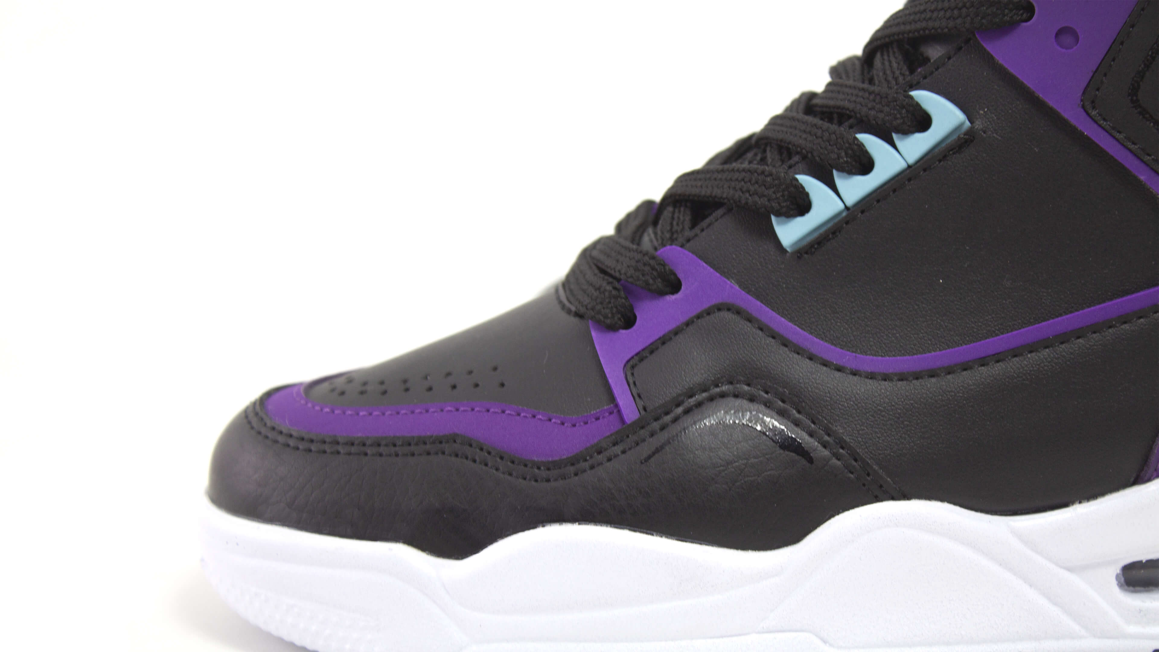 Tenis Newk Para Hombre Línea Glow Color Negro Morado