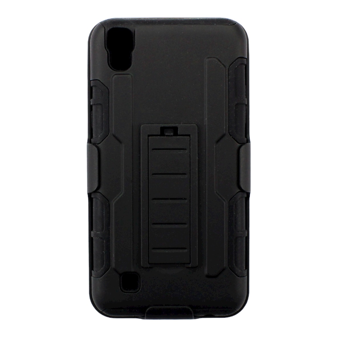 Funda Case Triche para LG X POWER Diseño Clip 3 Color Negro