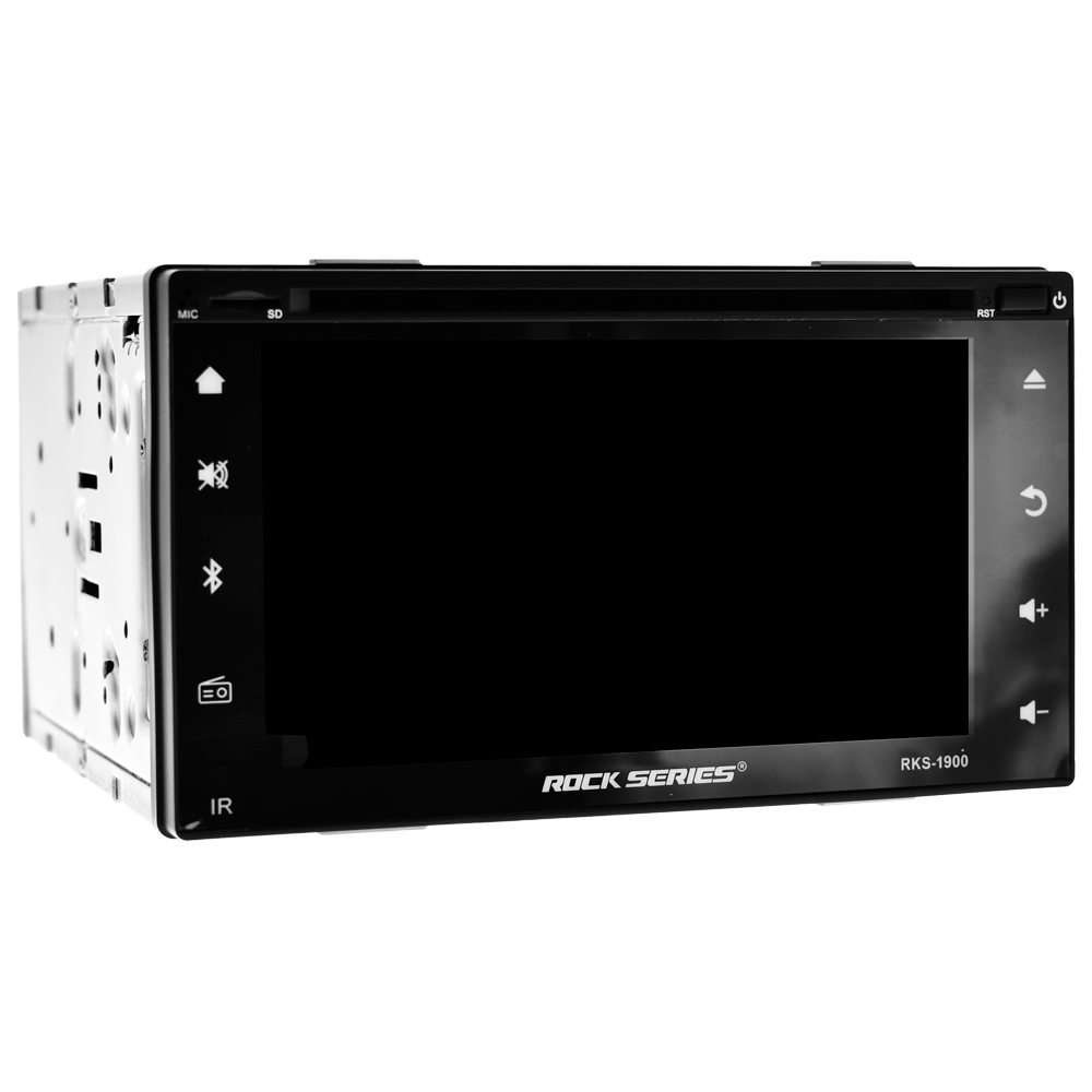 Pantalla Touch 2 DIN 6.2 Pulgadas Rock Series RKS-1900 DVD Bluetooth MP3 SD Mirrorlink Android iOS