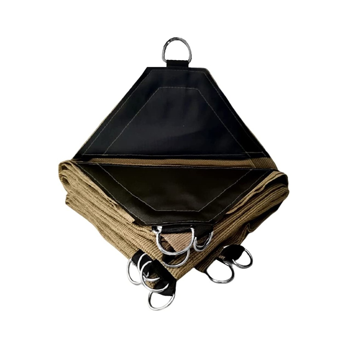 Malla Sombra 5x9 M Raschel 90% Beige Reforzada Hanlob