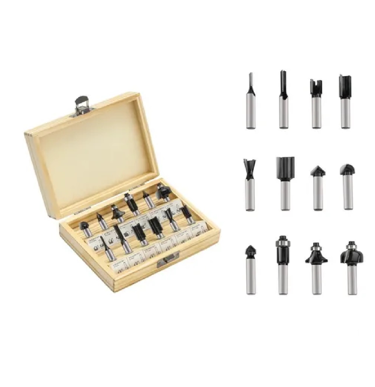 Kit Router 1200w 110v Con  Accesorios