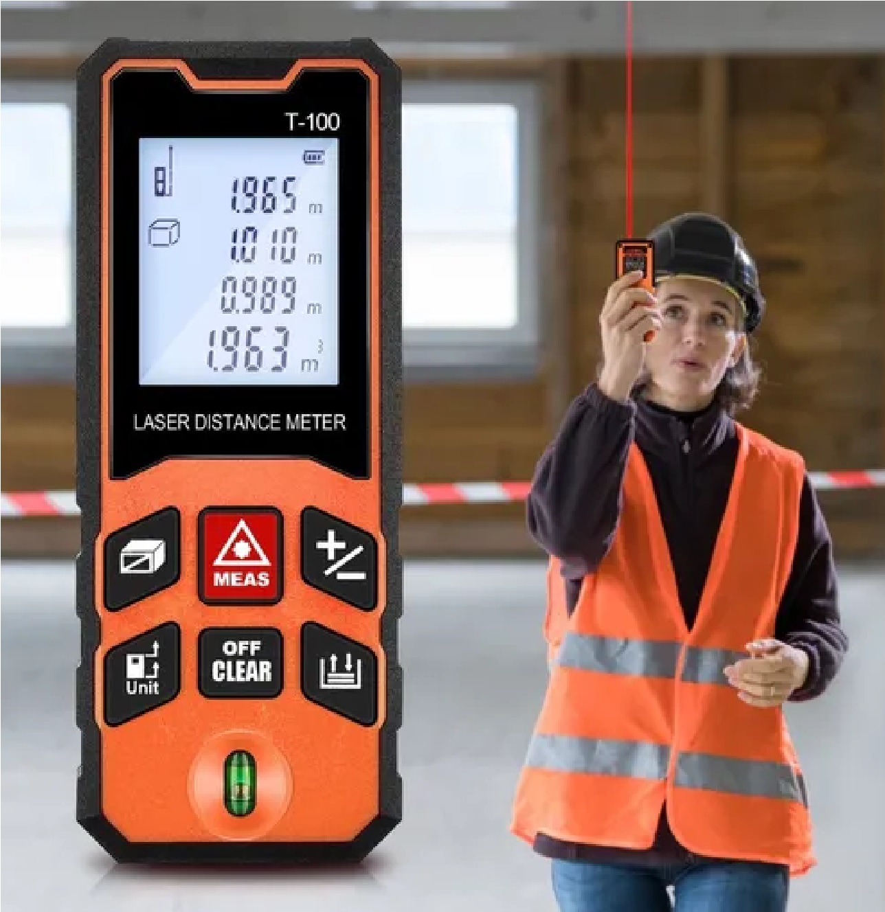 Medidor Laser Telemetro 100m Distancia