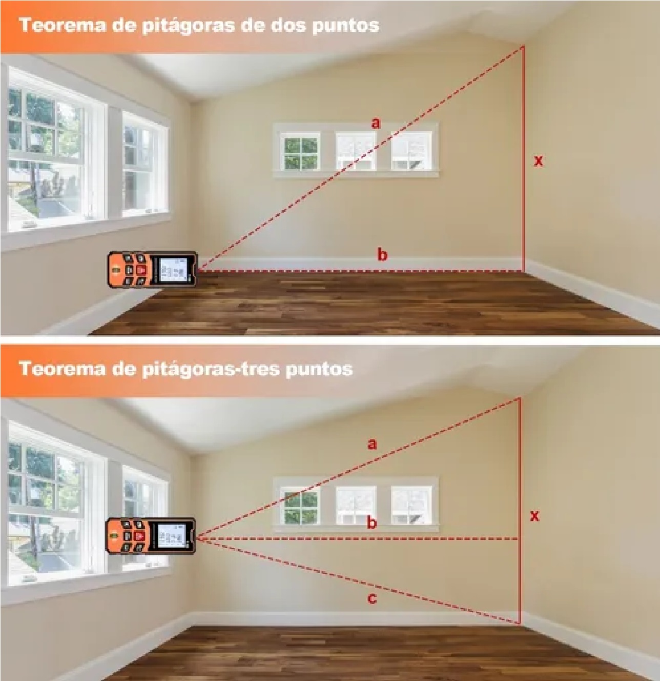Medidor Laser Telemetro 100m Distancia