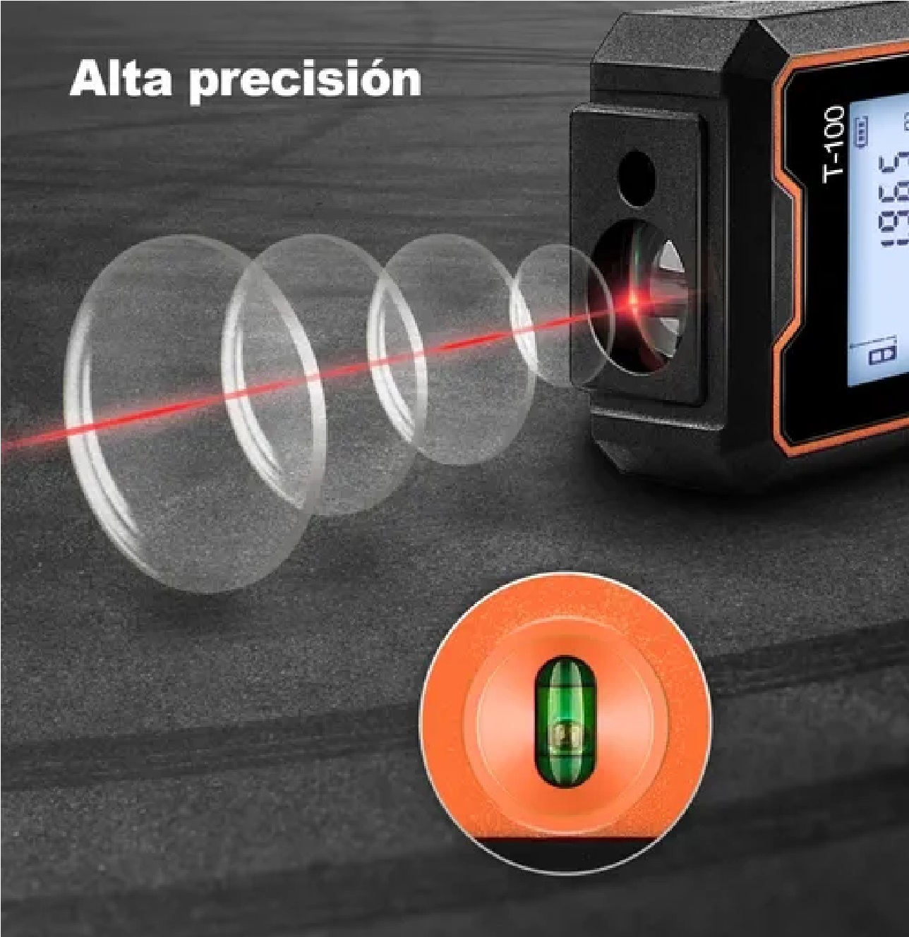 Medidor Laser Telemetro 100m Distancia