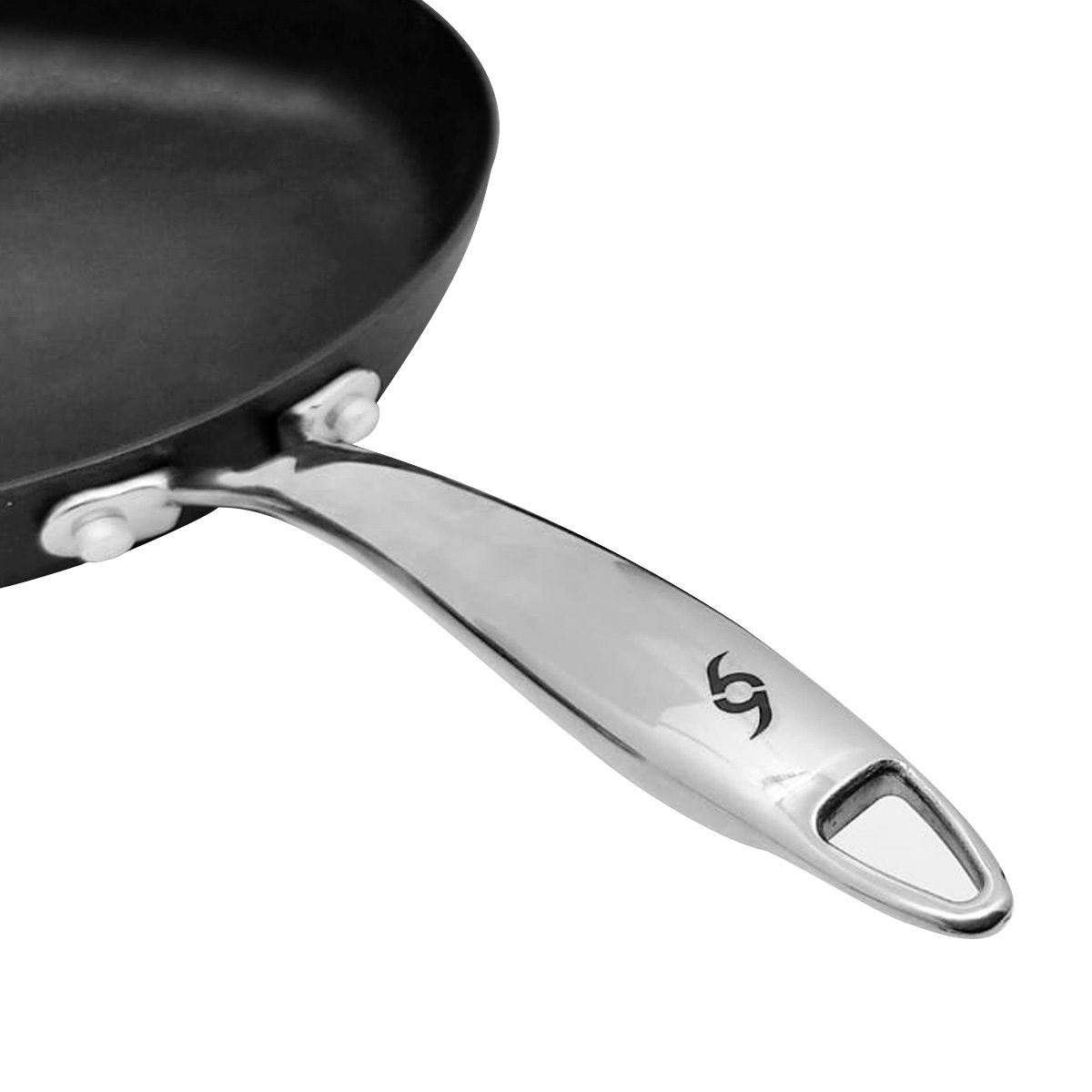 Set Sartenes 20/24/28cm Aluminio Anodizado Antiadherente Bogner