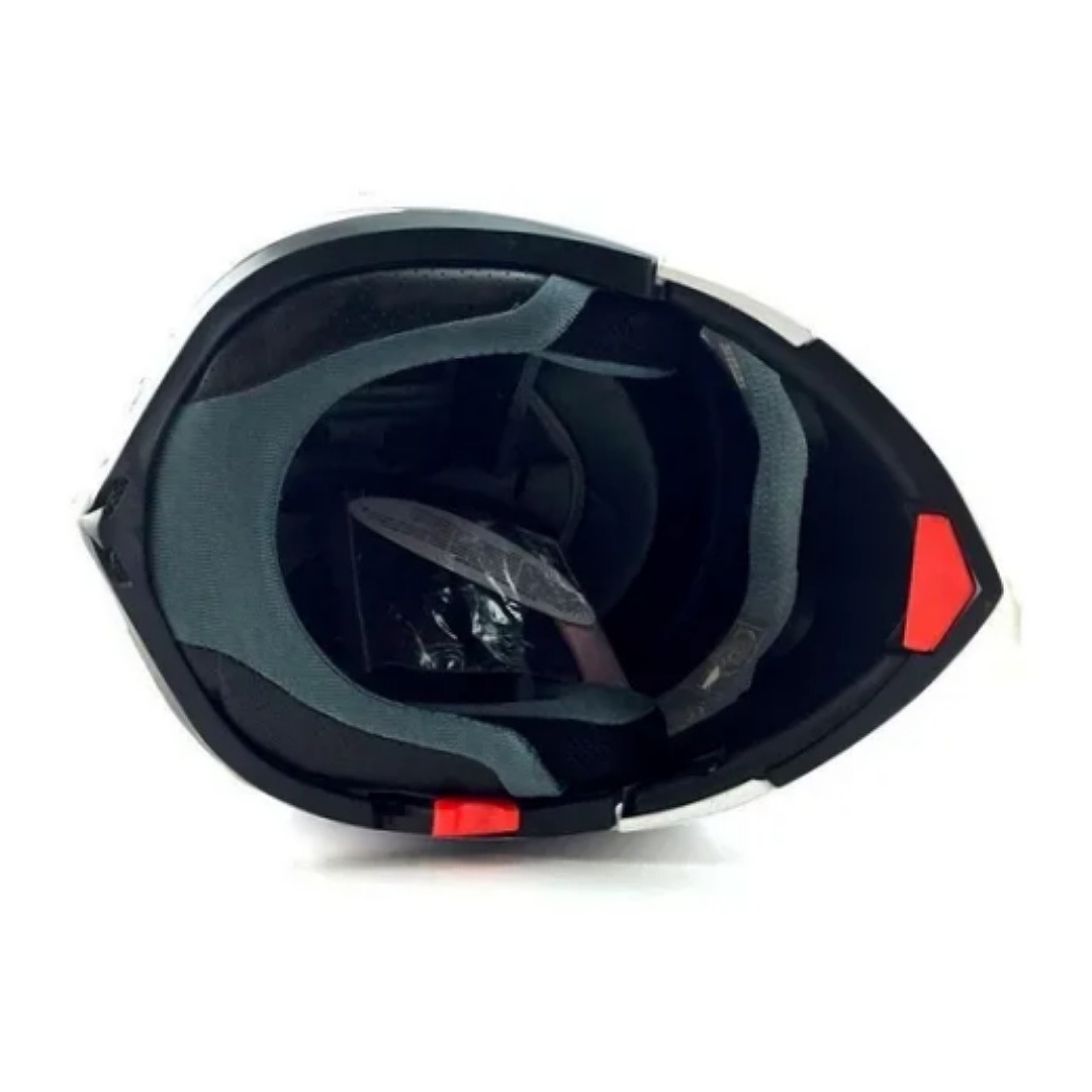 Casco De Motocicleta Jiekai Abatible Con Certificación Dot Mediano