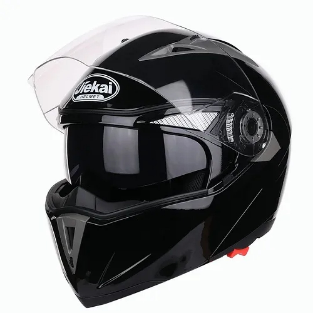 Casco De Motocicleta Jiekai Abatible Con Certificación Dot Mediano