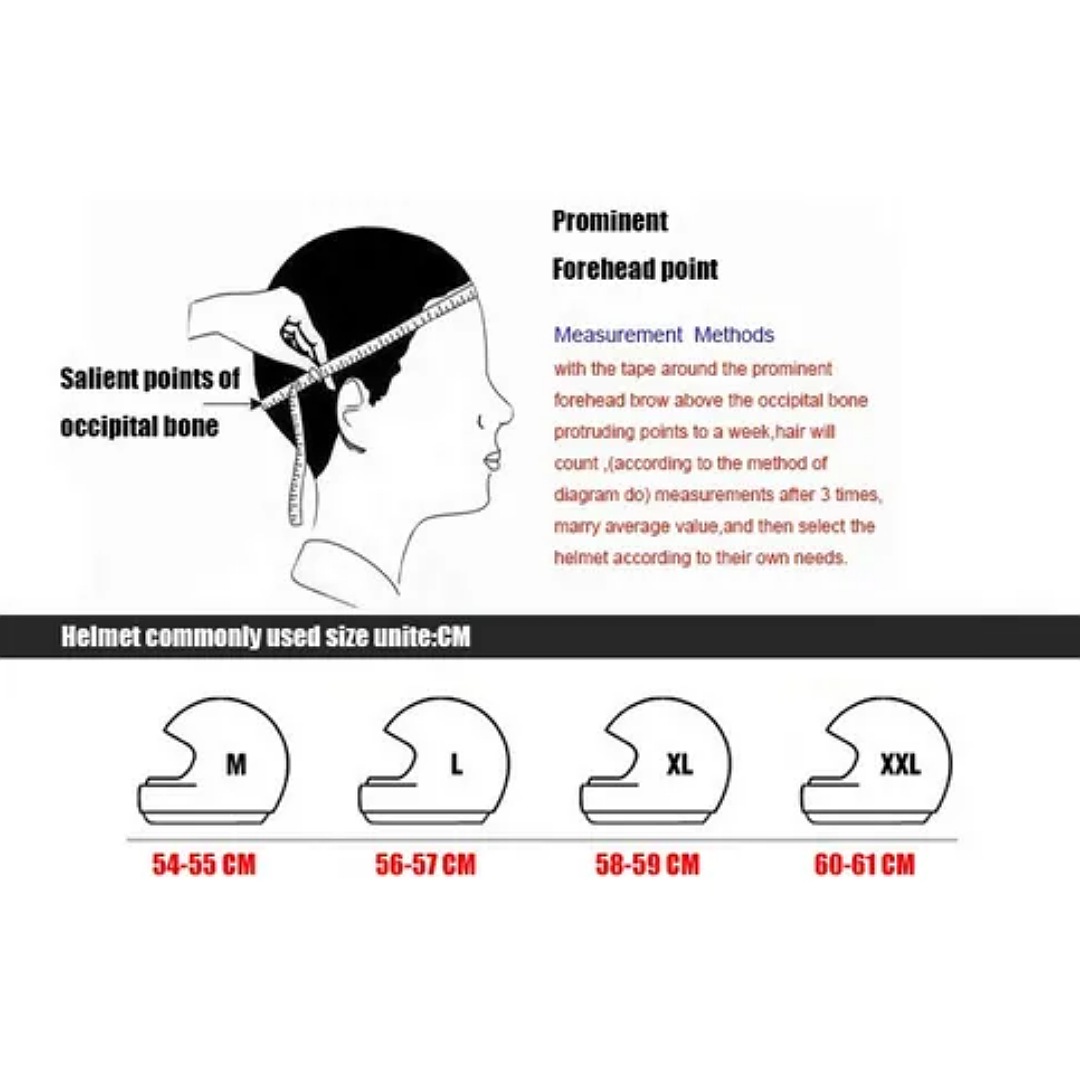 Casco De Motocicleta Jiekai Abatible Con Certificación Dot Mediano