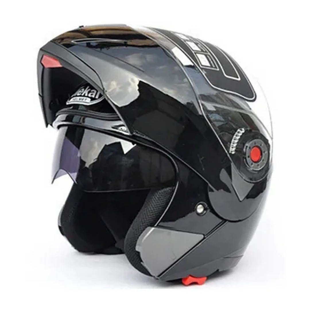 Casco De Motocicleta Jiekai Abatible Con Certificación Dot Mediano