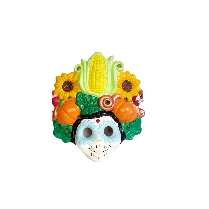 Calavera catrina ofrenda maiz