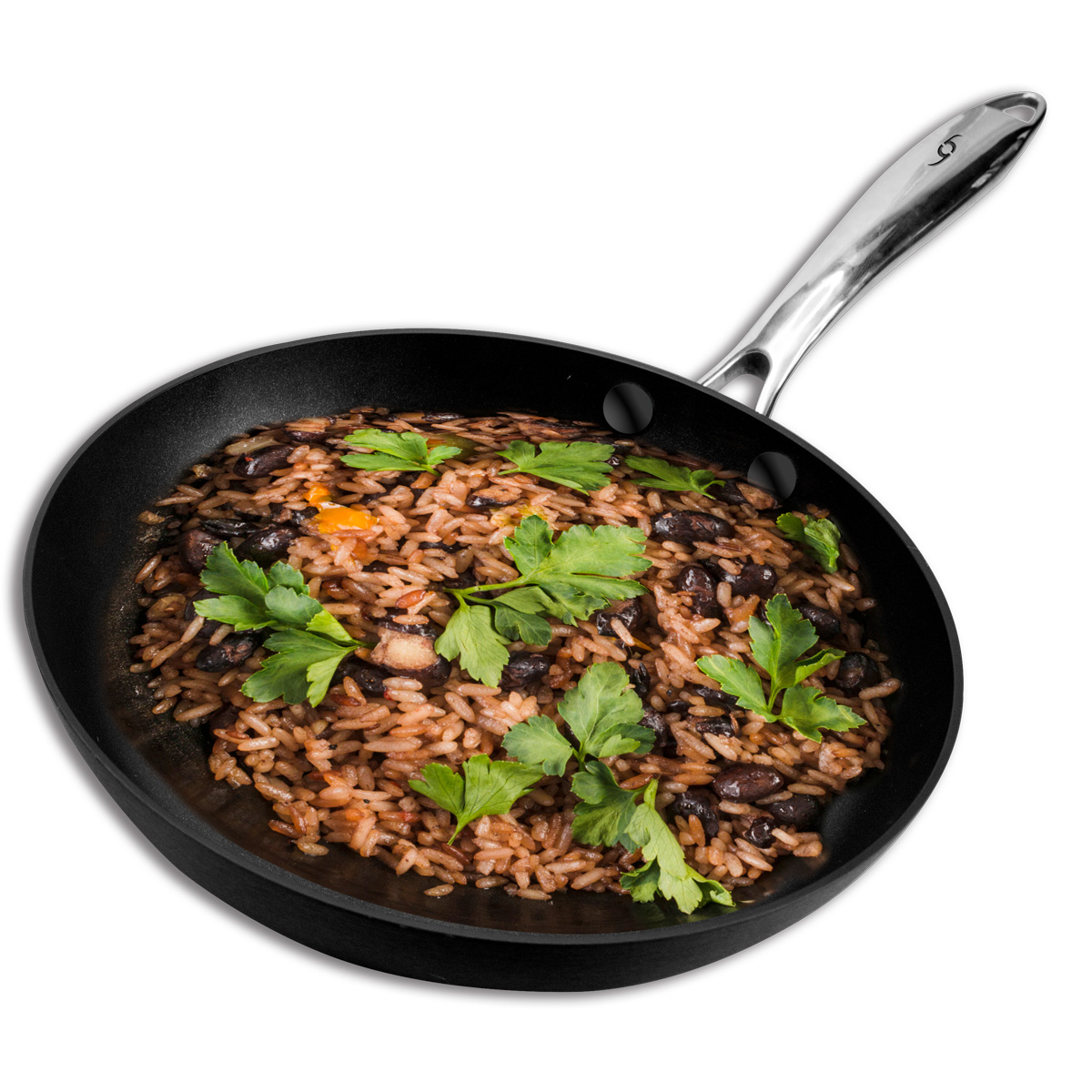 Set Sartenes 24/20cm Aluminio Anodizado doble Antiadherente Bogner