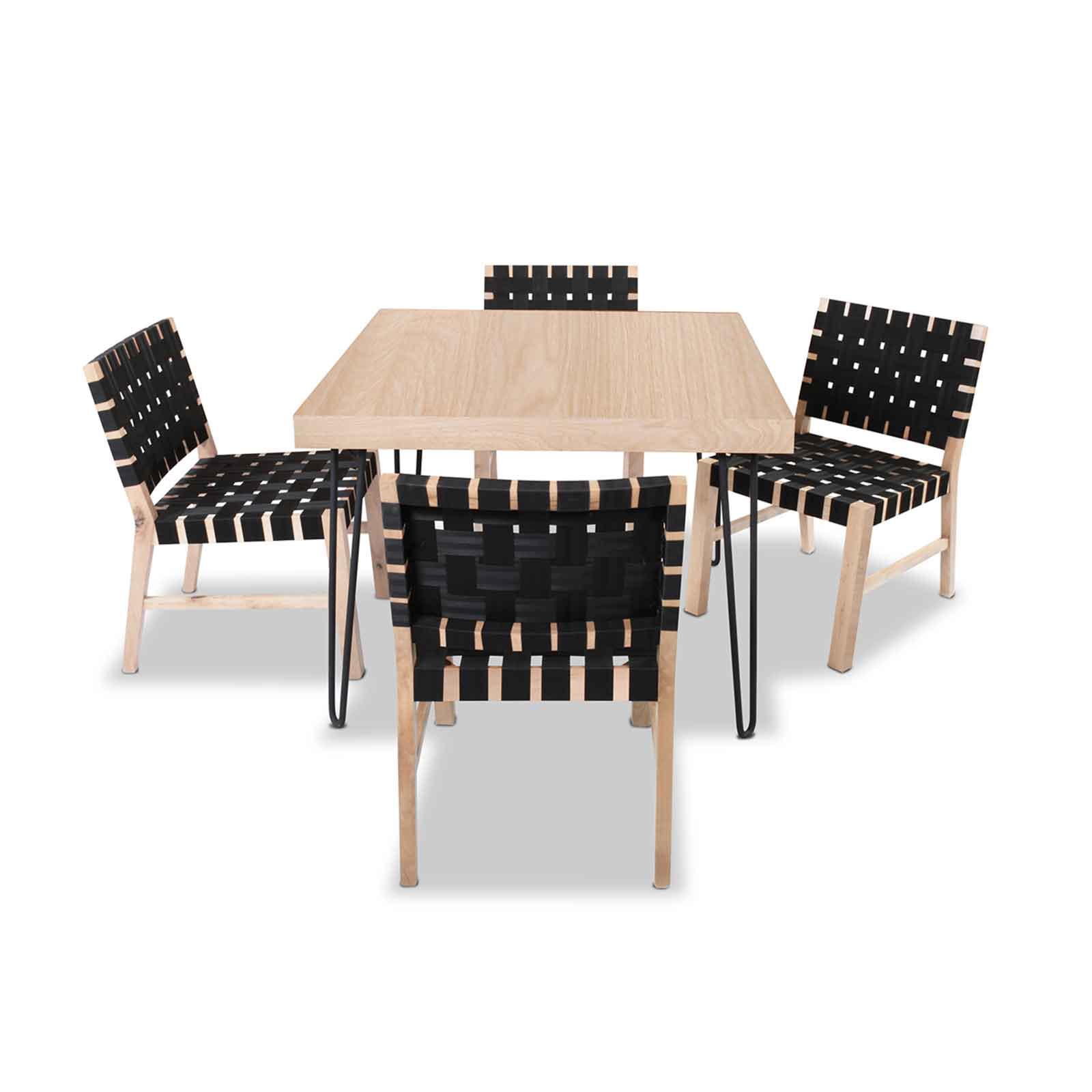 COMEDOR MAYAK CON 4 SILLAS - ENTREGA ÚNICAMENTE EN CDMX, QUERÉTARO, PACHUCA, TOLUCA Y SUS ÁREAS METROPOLITANAS